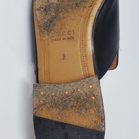 $995 Gucci Unisex Tiger Horsebit Princetown Mule Slipper Loafer Flat - Picture 6 of 12